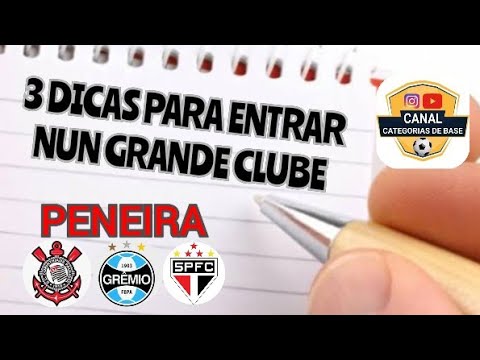 Como Entrar Em Um Grande Clube De Futebol Peneira S O Paulo Fc