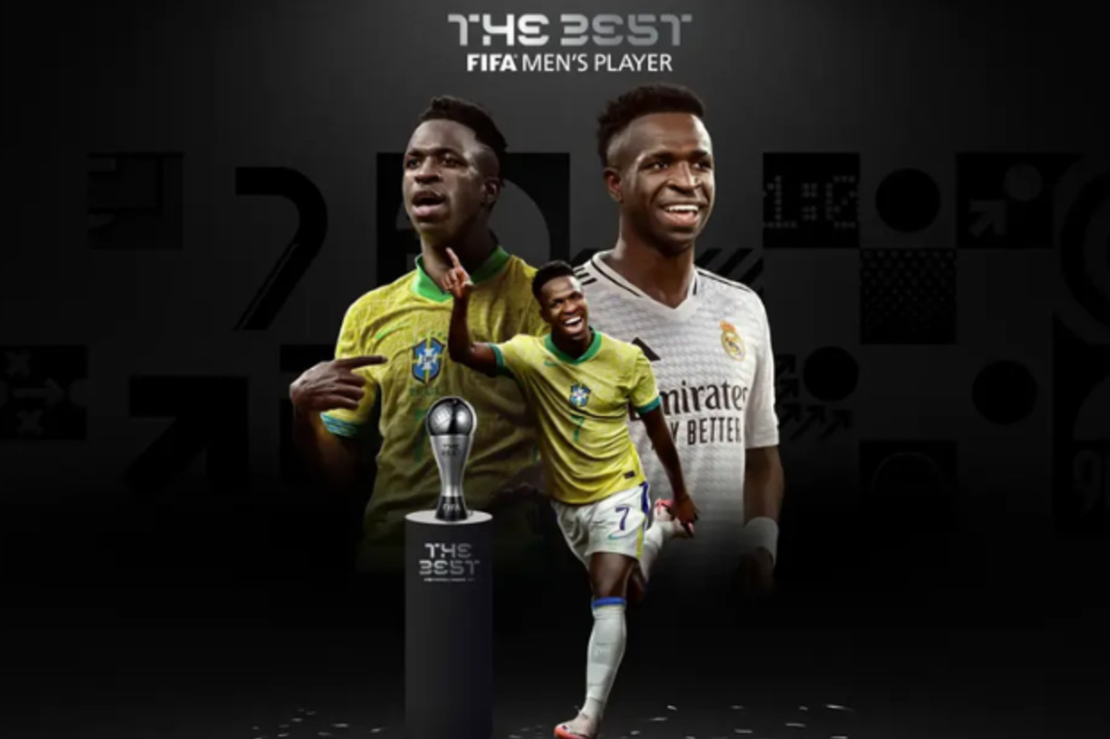 Vinícius Júnior é eleito o melhor jogador do mundo pela Fifa PENEIRA BRASIL FUTEBOL